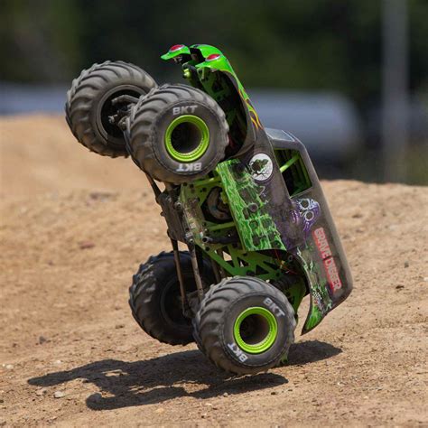 losi grave digger mini|solid axle rc monster truck.